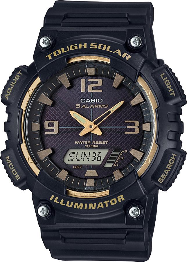 Casio AQ-S810W-1A3VDF Takvimli 46.6 mm Lacivert Silikon Kordon Analog Erkek Kol Saati