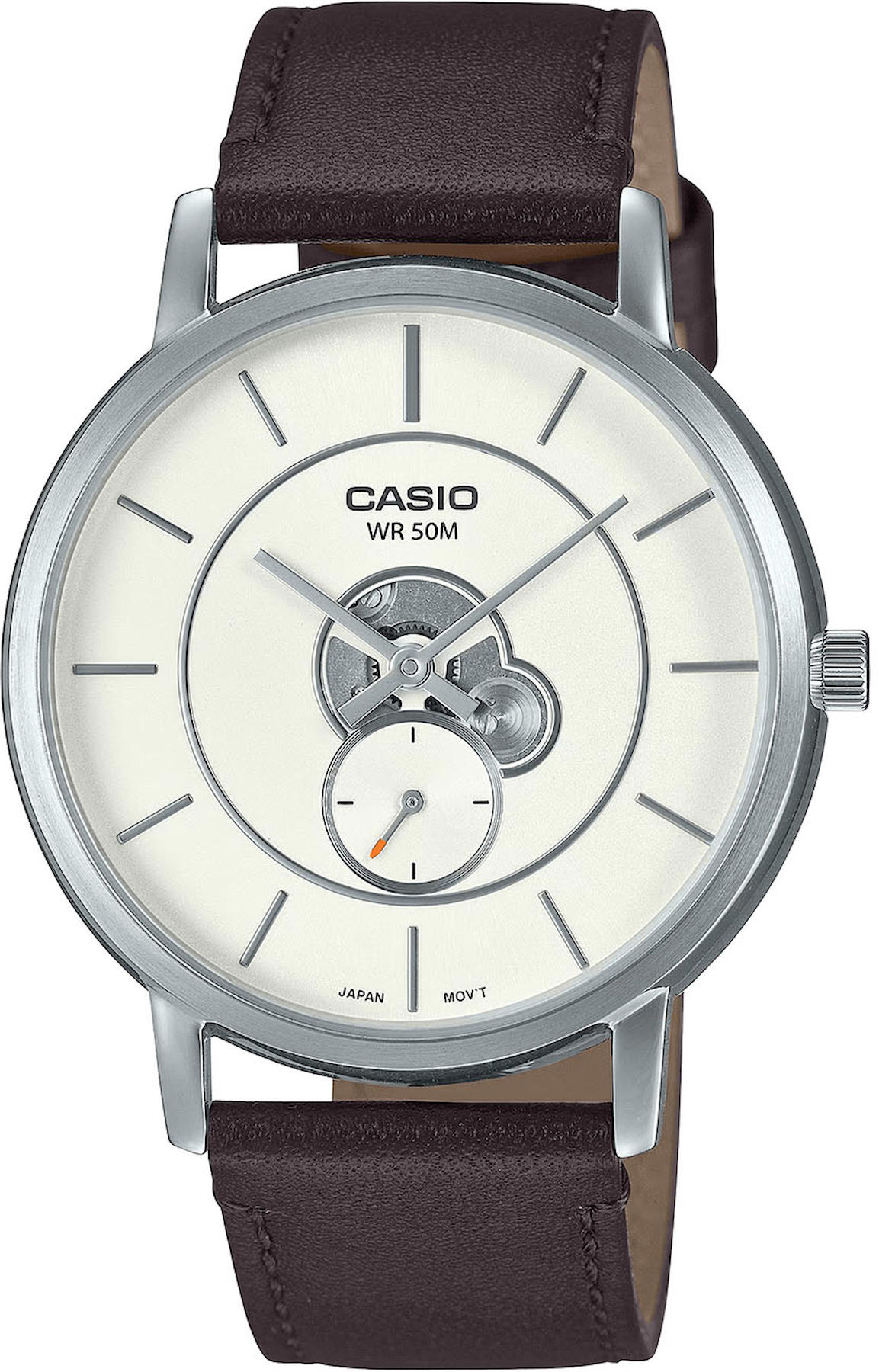 Casio MTP-B130L-7A 41 mm Kahverengi Deri Kordon Analog Kol Saati
