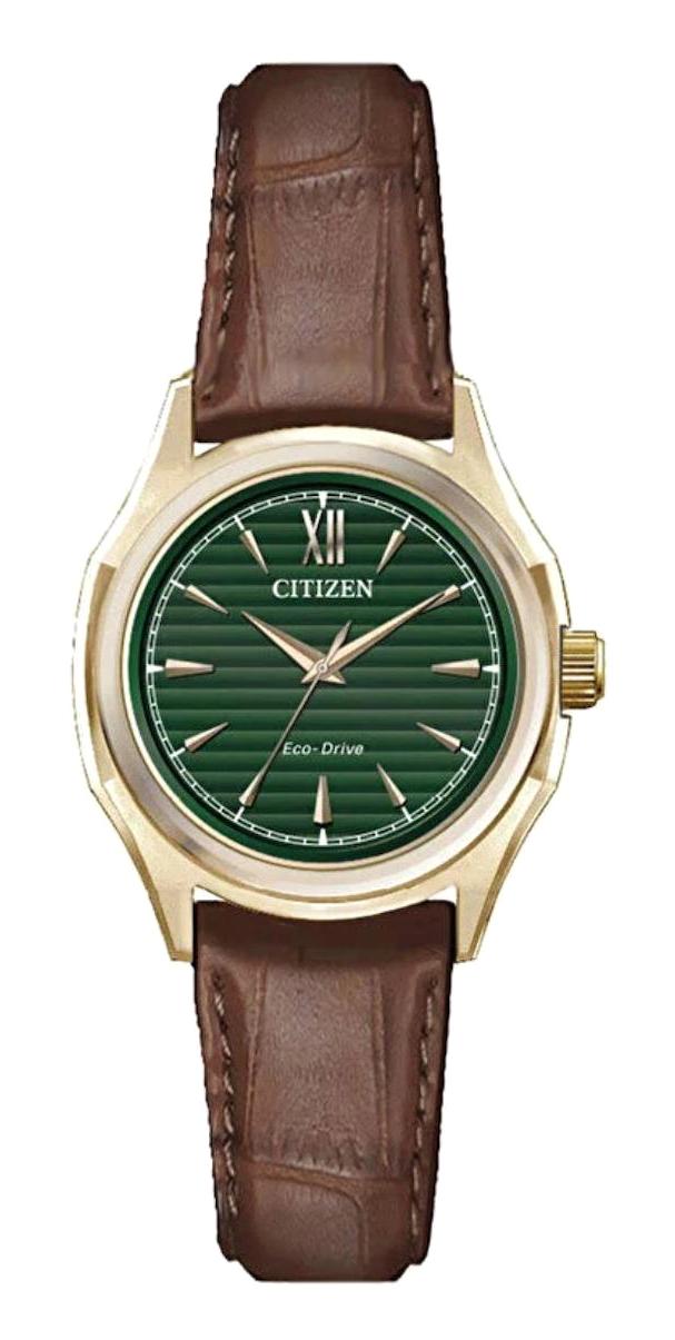 Citizen FE2113-16X Kahverengi Deri Kordon Analog Erkek Kol Saati