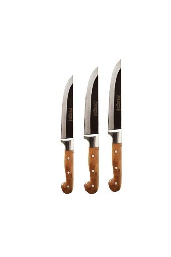 Lazoğlu Sürmene Sürmene Lazoğlu Mutfak Ekmek Bıçağı 3 Lü Set Çelik Bıçak