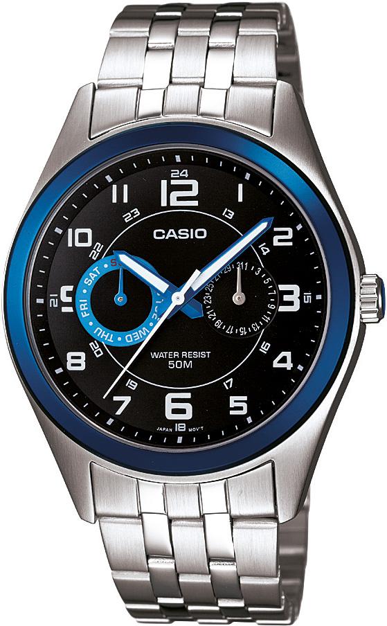 Casio MTP-1353D-1B1 Takvimli 40 mm Çelik Kordon Analog Kol Saati