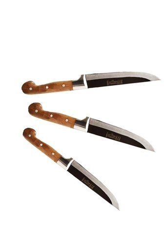 Lazoğlu Sürmene Sürmene Lazoğlu Mutfak Ekmek Bıçağı 3 Lü Set Çelik Bıçak