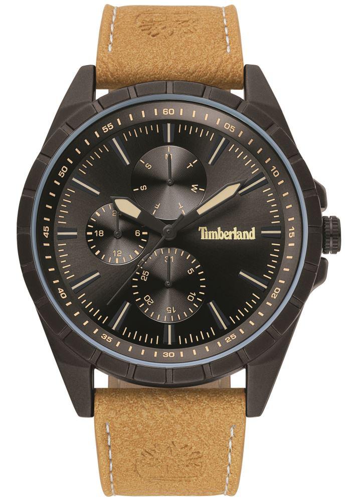 Timberland TBL15909JYB02 Takvimli 44 mm Kahverengi Çelik Kordon Analog Kol Saati