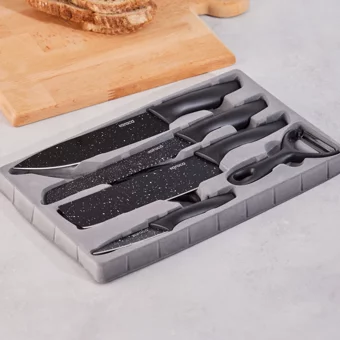 Karaca Black Stone 6 Parça Bıçak Seti