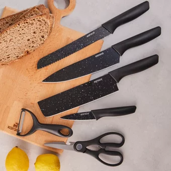Karaca Black Stone 6 Parça Bıçak Seti
