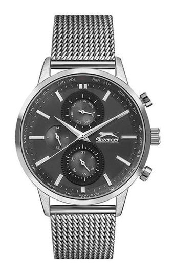 Slazenger SL.09.1844.2.01 Takvimli 45 mm Çelik Kordon Analog Erkek Kol Saati