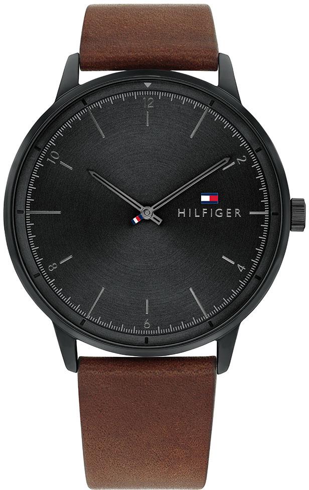 Tommy Hilfiger TH1791876 Takvimli 44 mm Kahverengi Deri Kordon Analog Erkek Kol Saati