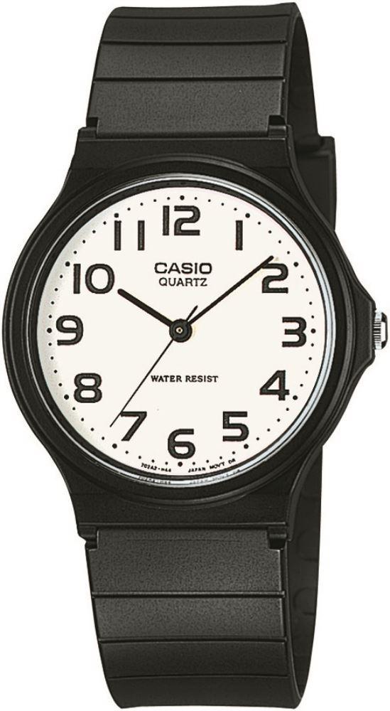Casio MQ-24-7B2LDF 33.8 mm Siyah Silikon Kordon Analog Kol Saati