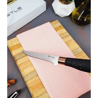 Castle Kitchen Black Copper Serisi 2 Li Mutfak Bıçak Seti ( Nakiri - Sıyırma Doğrama )