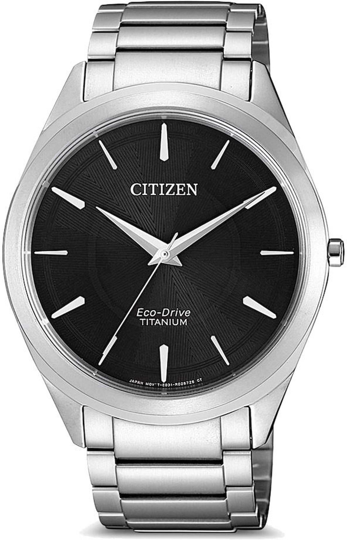 Citizen BJ6520-82E 41 mm Gri Titanyum Kordon Analog Erkek Kol Saati