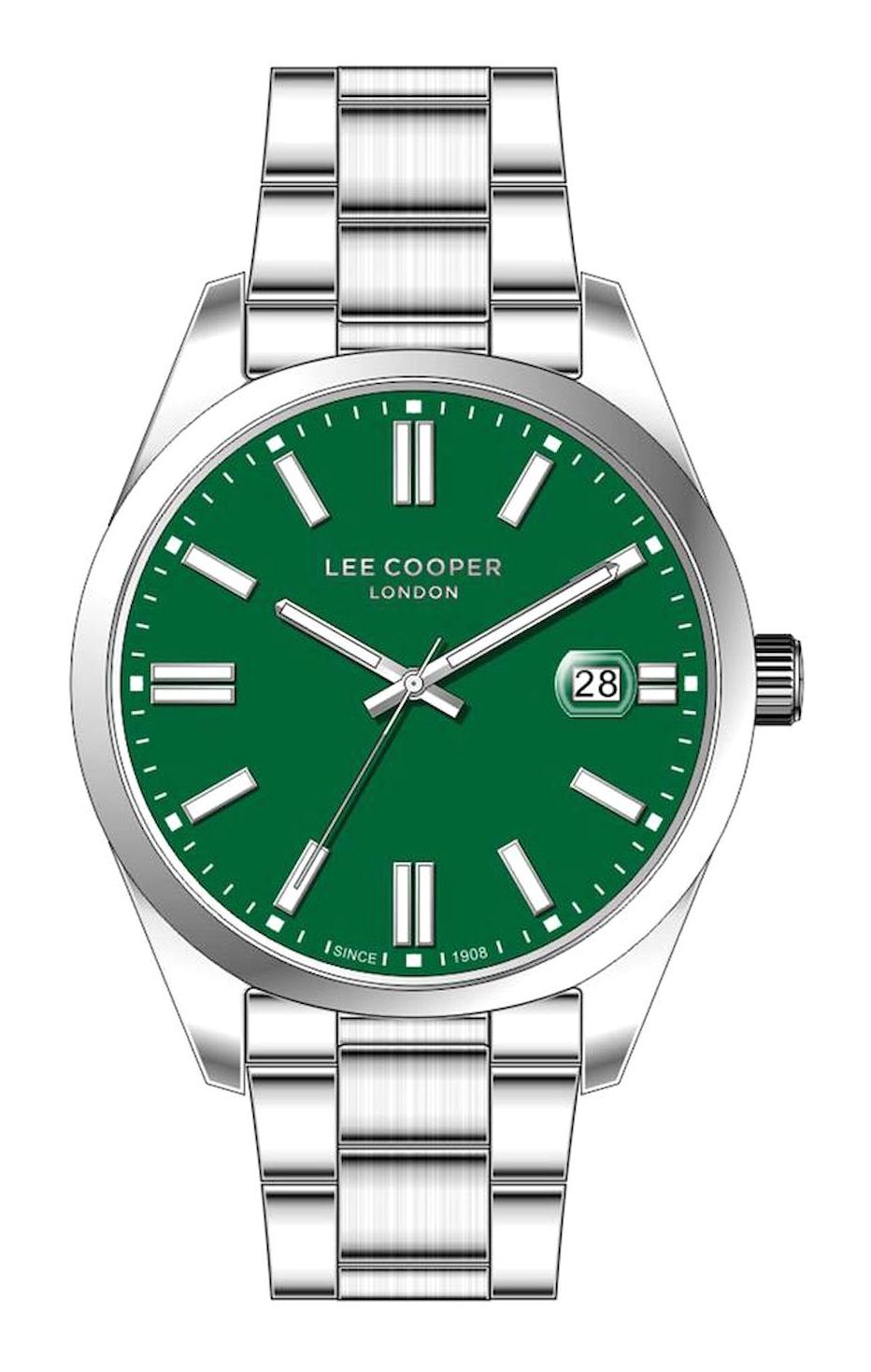 Lee Cooper LC07565.370 Takvimli 44 mm Çelik Kordon Analog Erkek Kol Saati