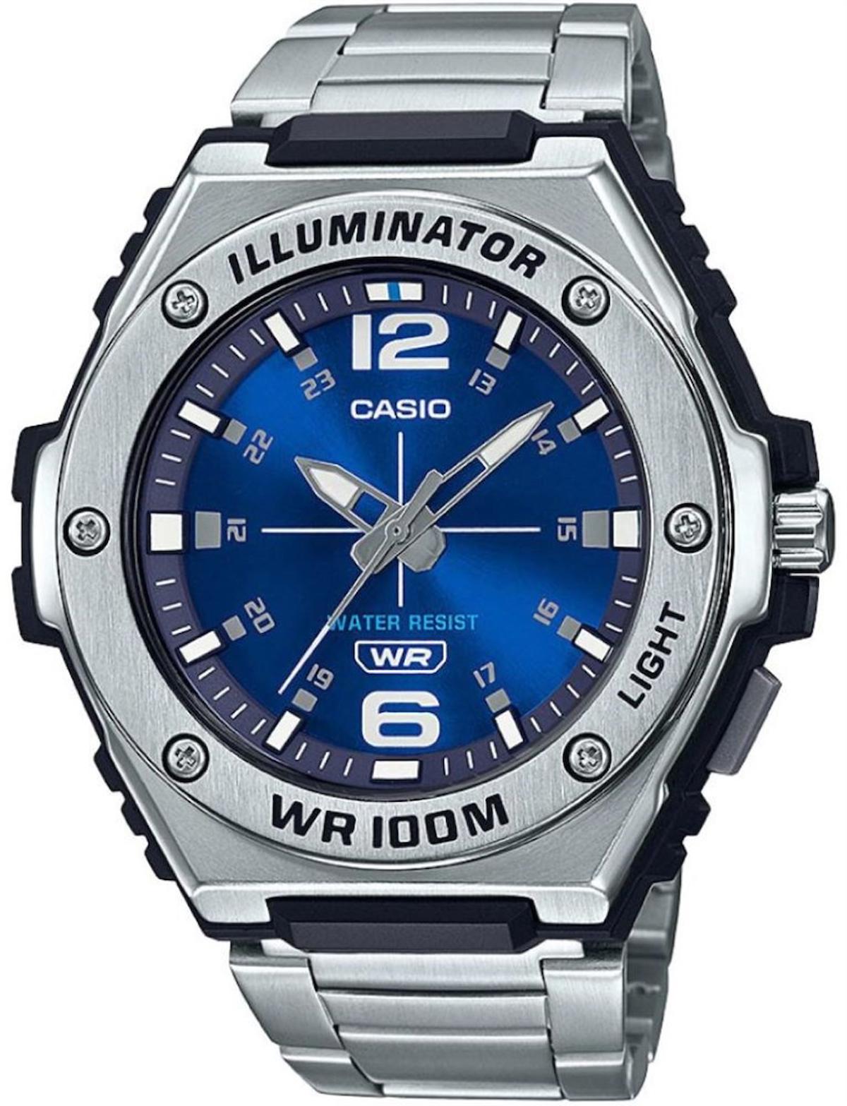 Casio MWA-100HD-2AVDF 49.6 mm Çelik Kordon Analog Kol Saati