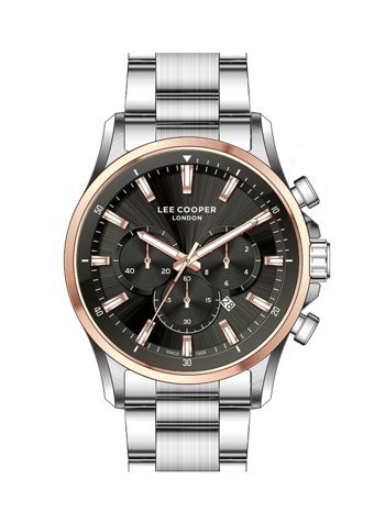 Lee Cooper LC07699.550 Takvimli Çelik Kordon Analog Erkek Kol Saati