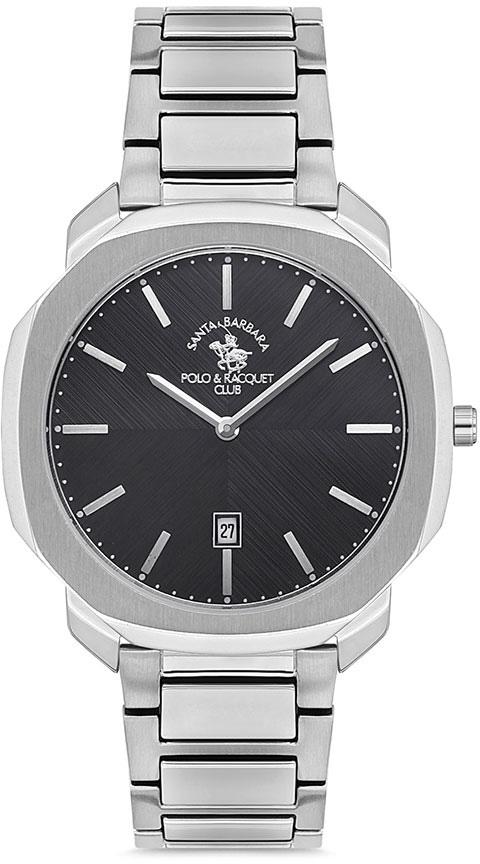 Santa Barbara Polo & Racquet Club SB.1.10206.3 Takvimli 42 mm Çelik Kordon Analog Kol Saati