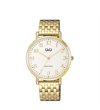 Q&Q QA20J004Y 39 mm Altın Hasır Kordon Analog Erkek Kol Saati