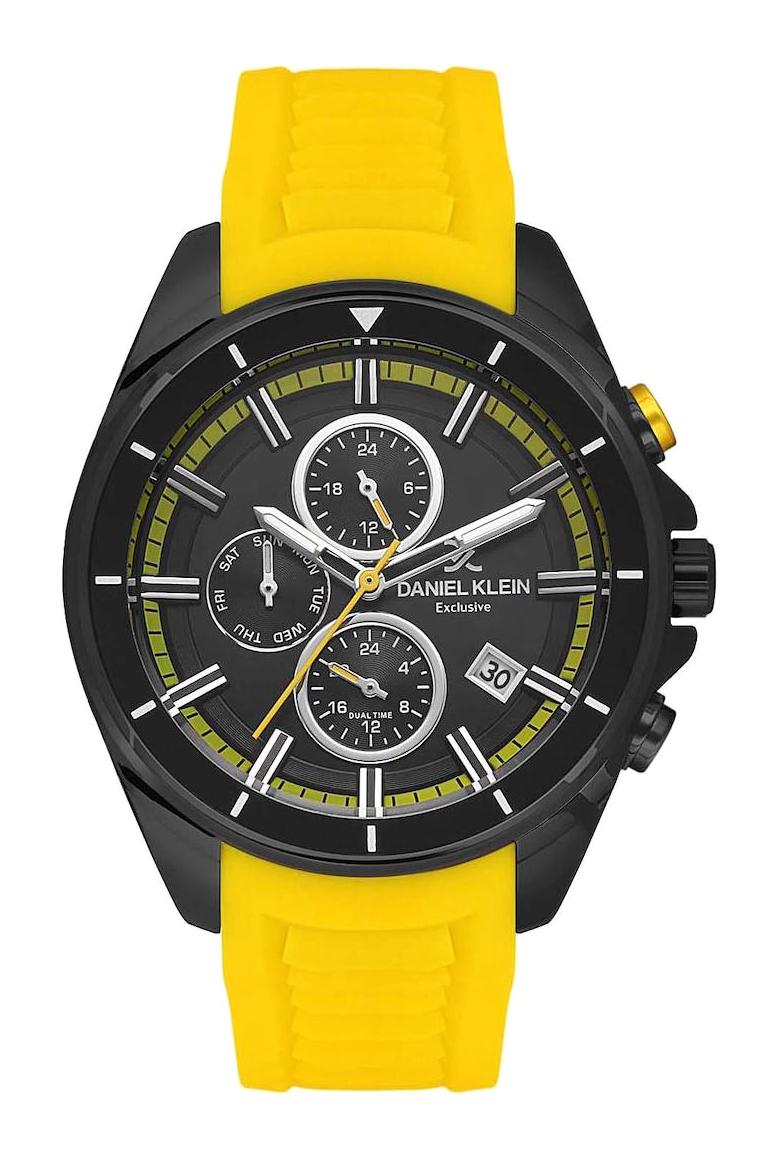 Daniel Klein DK.1.13551.6 Takvimli Sarı Çelik Kordon Analog Erkek Kol Saati