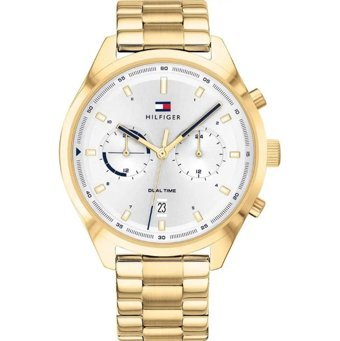 Tommy Hilfiger TH1791726 Takvimli 44 mm Altın Çelik Kordon Analog Erkek Kol Saati