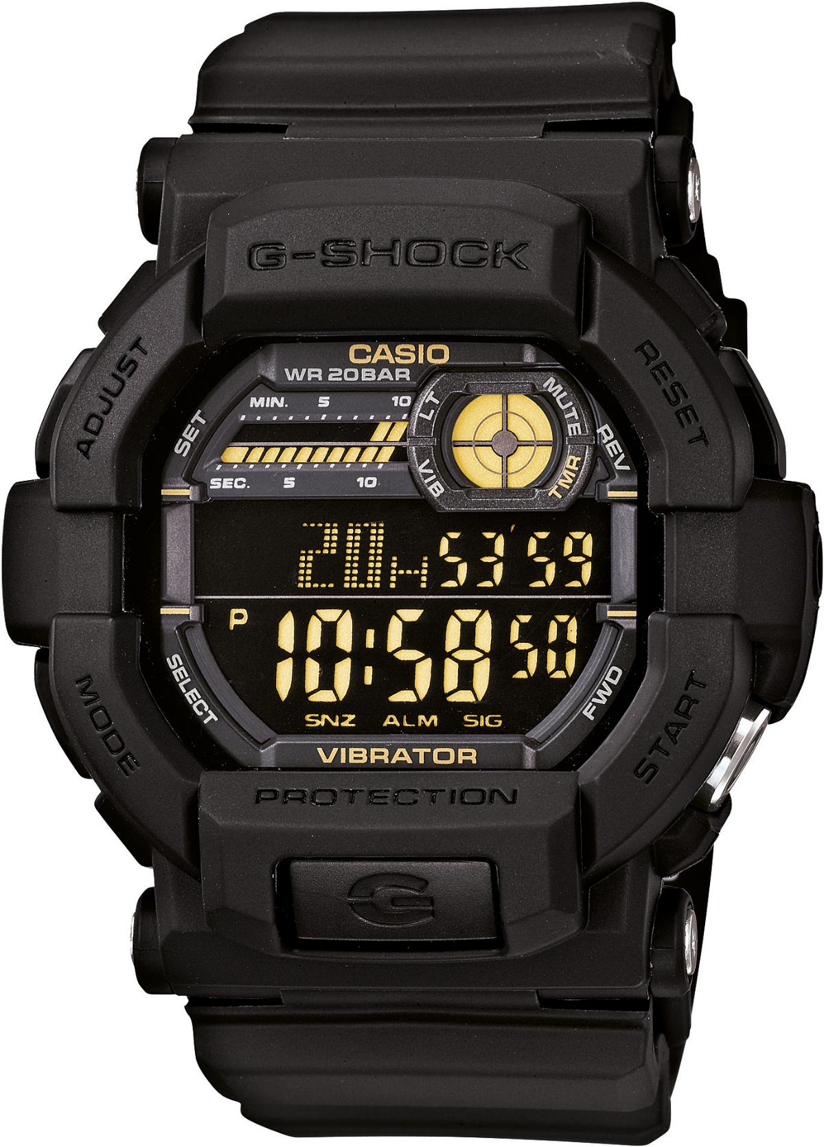 Casio GD-350-1B Takvimli Siyah Silikon Kordon Analog Kol Saati