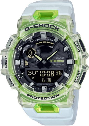Casio GBA-900SM-7A9DR Takvimli 46-50 mm Beyaz Plastik Kordon Analog Kol Saati