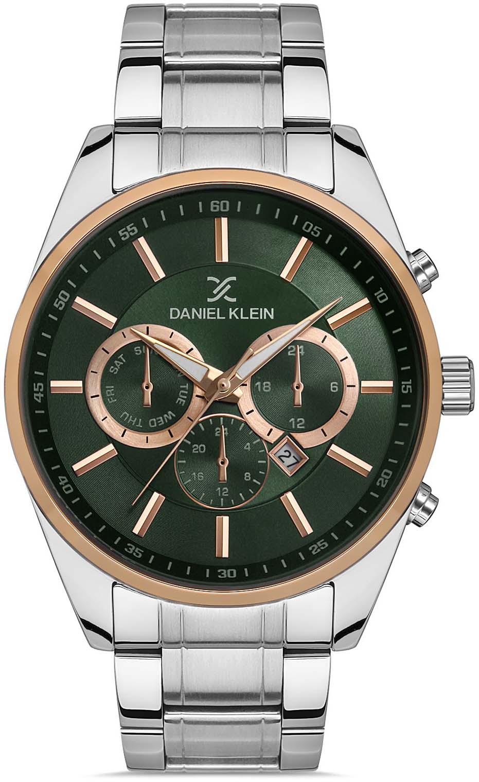 Daniel Klein DK.1.10044.6 Takvimli 45 mm Metal Kordon Analog Erkek Kol Saati