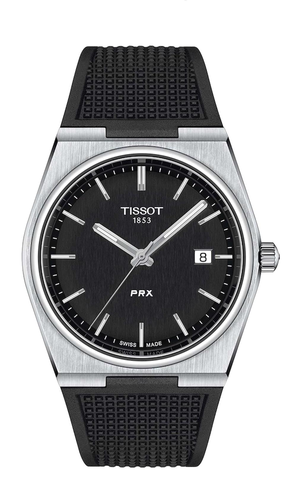 Tissot T1374101705100 Takvimli 44 mm Siyah Silikon Kordon Analog Erkek Kol Saati