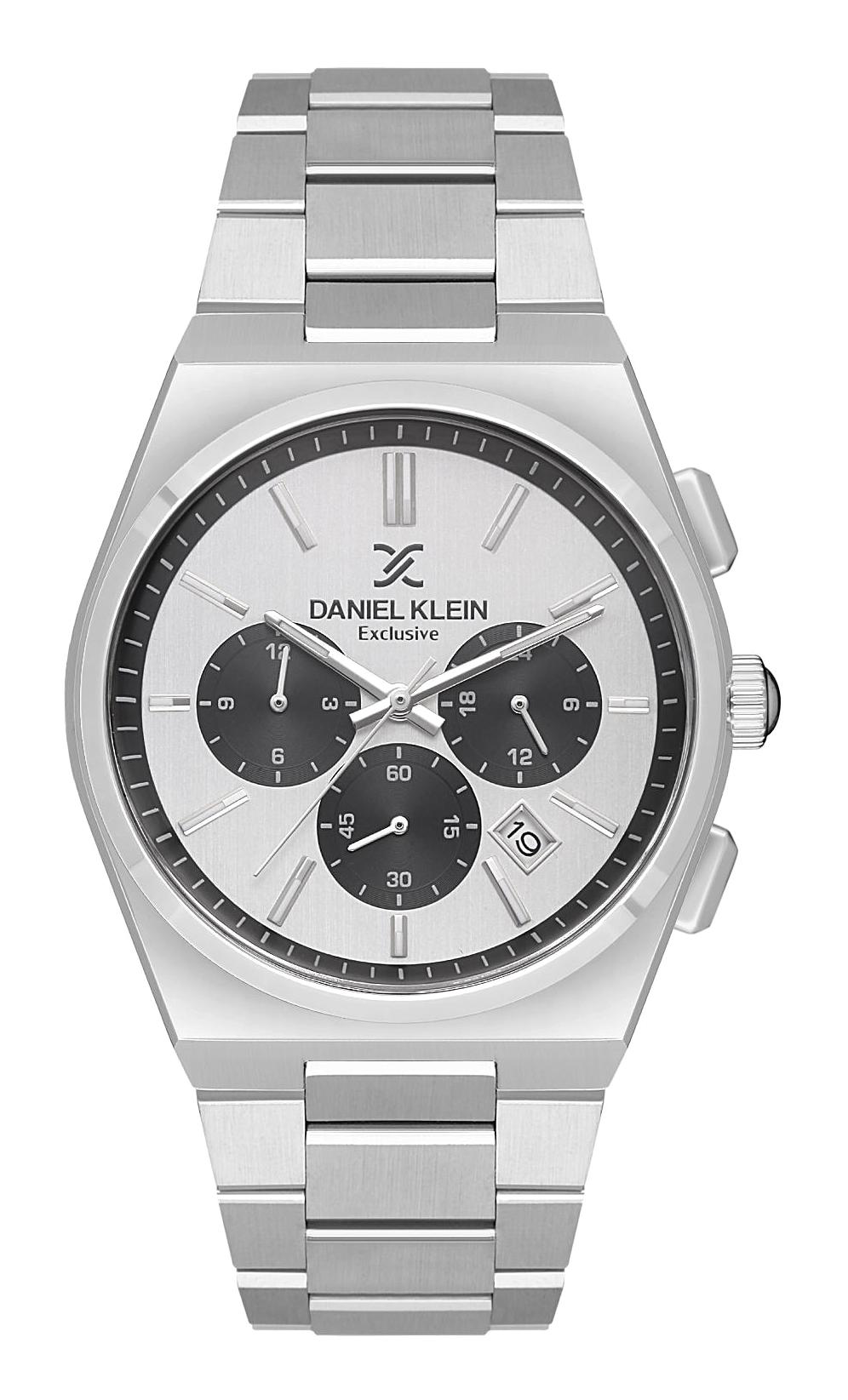Daniel Klein DKE.1.10527.1 Takvimli 44 mm Metal Kordon Analog Erkek Kol Saati