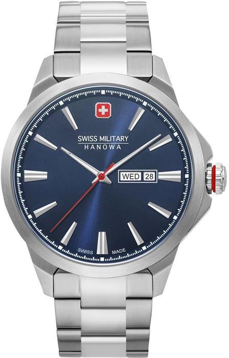 Swiss Military 06-5346.04.003 Takvimli 44 mm Çelik Kordon Analog Kol Saati