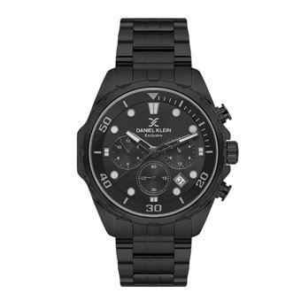 Daniel Klein DKE.1.10641.4 Takvimli 44 mm Siyah Çelik Kordon Analog Erkek Kol Saati