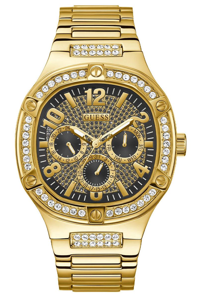 Guess GUGW0576G2 Pusulalı Altın Çelik Kordon Analog Erkek Kol Saati
