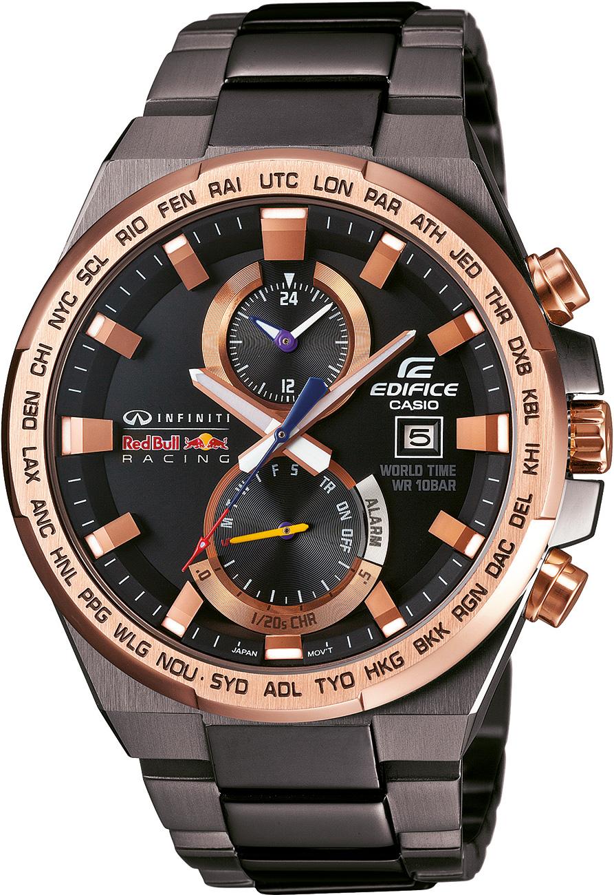 Casio EFR-542RBM-1A Takvimli 46.4 mm Çelik Kordon Analog Kol Saati