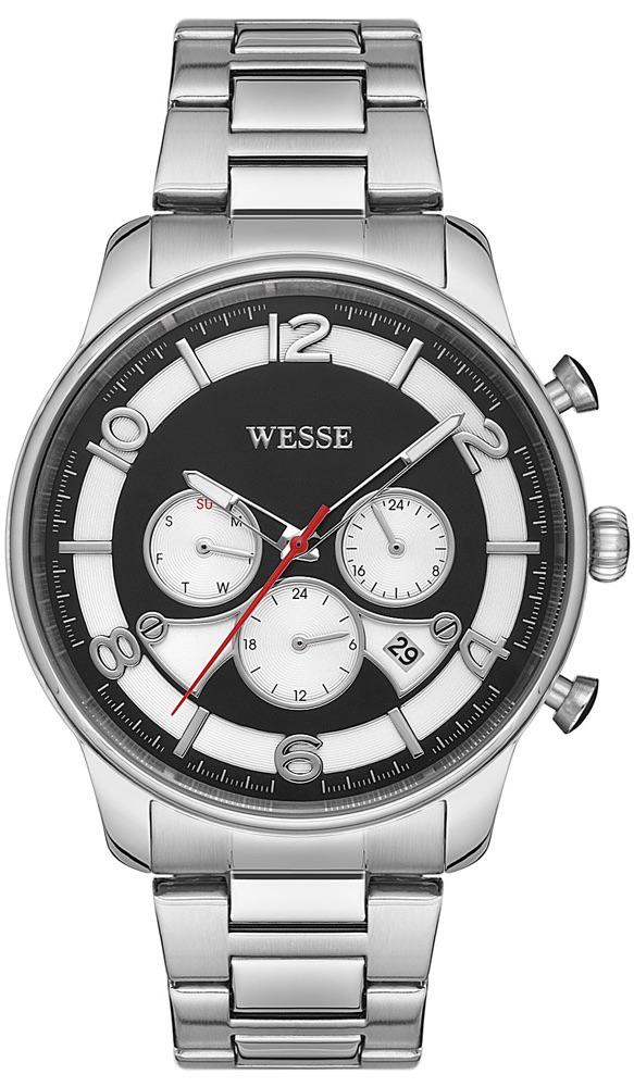 Wesse WWG206501 Pusulalı Takvimli 44 mm Çelik Kordon Analog Erkek Kol Saati