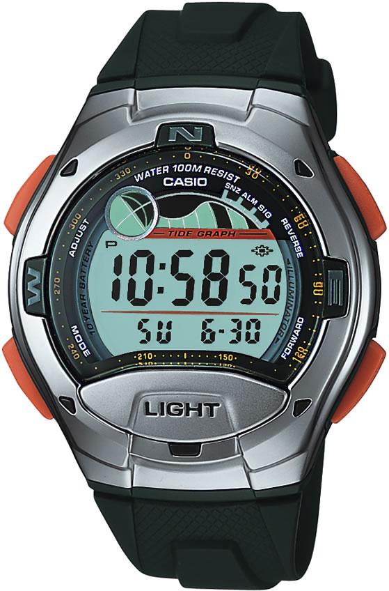 Casio W-753-3A Takvimli 42 mm Siyah Silikon Kordon Dijital Kol Saati