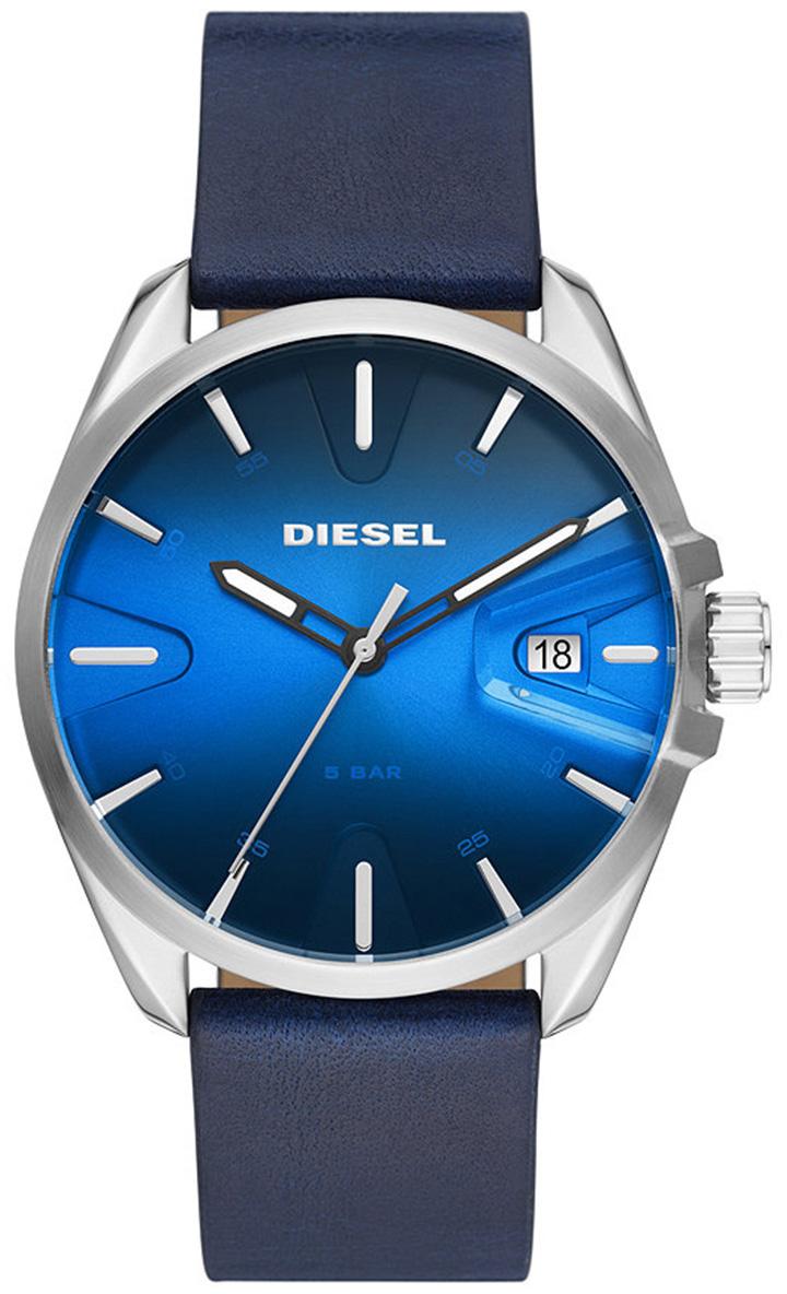 Diesel DZ1991 Takvimli 44 mm Mavi Deri Kordon Analog Erkek Kol Saati