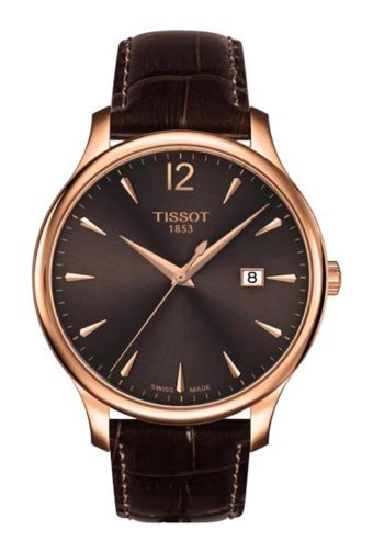 Tissot T0636103629700 Takvimli 42 mm Kahverengi Çelik Kordon Analog Erkek Kol Saati
