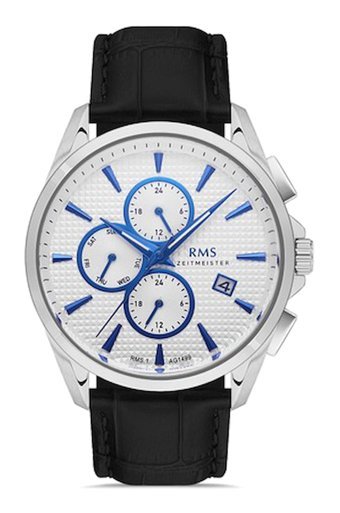 Romanson RMS.1.AG1499.04 Takvimli Siyah Deri Kordon Analog Erkek Kol Saati