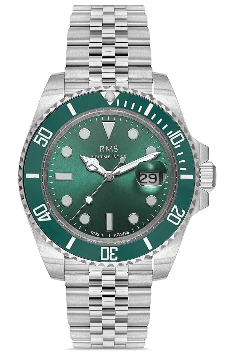 Romanson RMS.1.AG1498.01 Takvimli 40 mm Çelik Kordon Analog Erkek Kol Saati