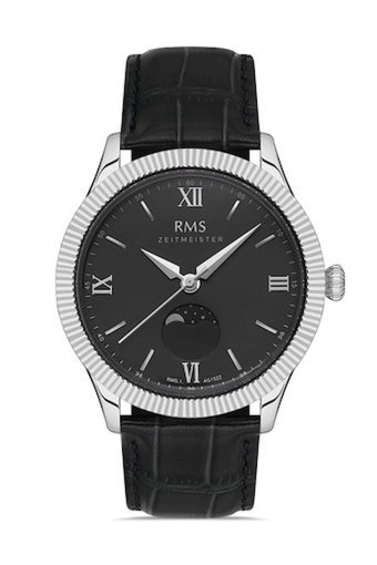 Romanson RMS.1.AG1522.02 Siyah Deri Kordon Analog Erkek Kol Saati