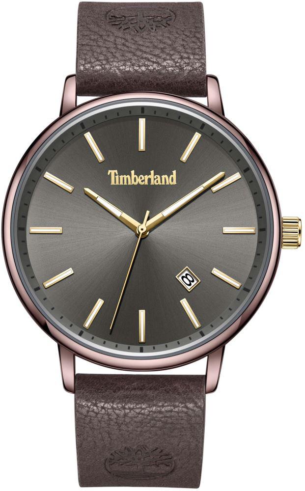 Timberland TDWGB2182803 Takvimli 44 mm Kahverengi Deri Kordon Analog Kol Saati
