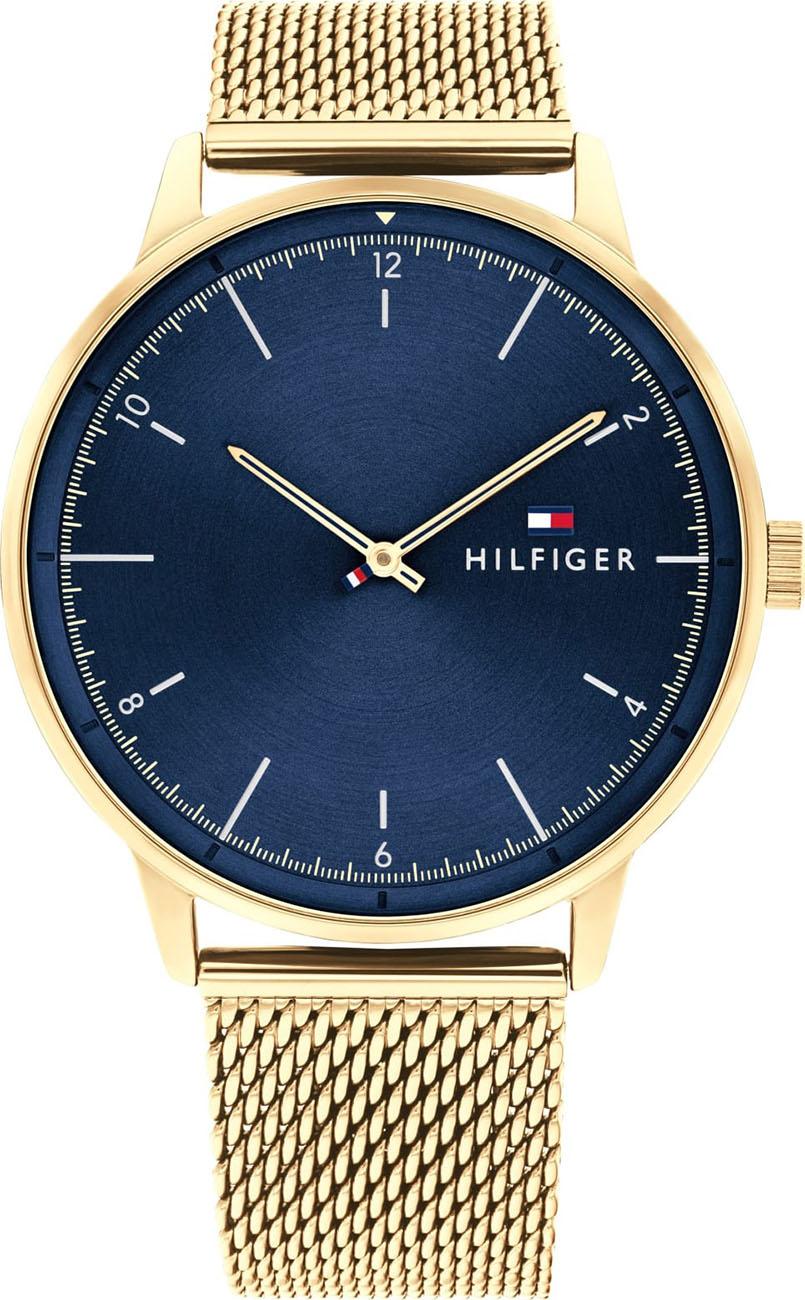 Tommy Hilfiger TH1791877 Takvimli 44 mm Altın Çelik Kordon Analog Erkek Kol Saati