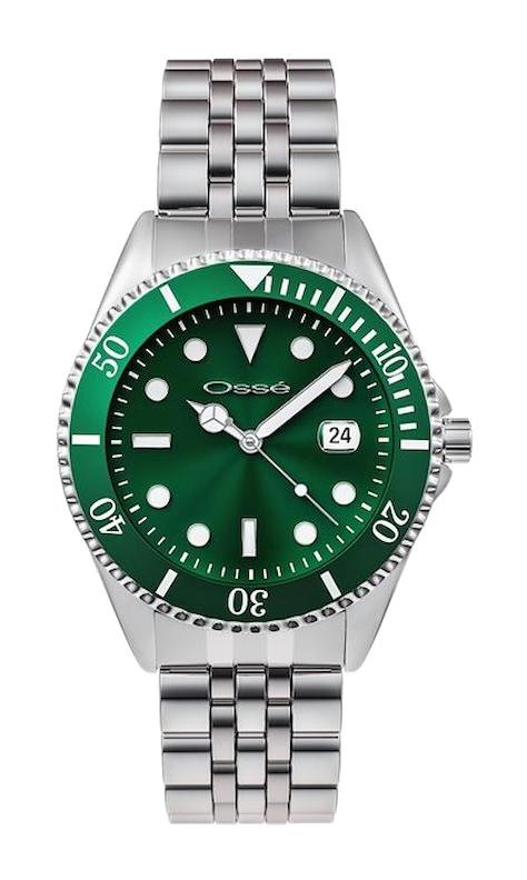 Osse OSW10149-03 Takvimli 43 mm Çelik Kordon Analog Erkek Kol Saati