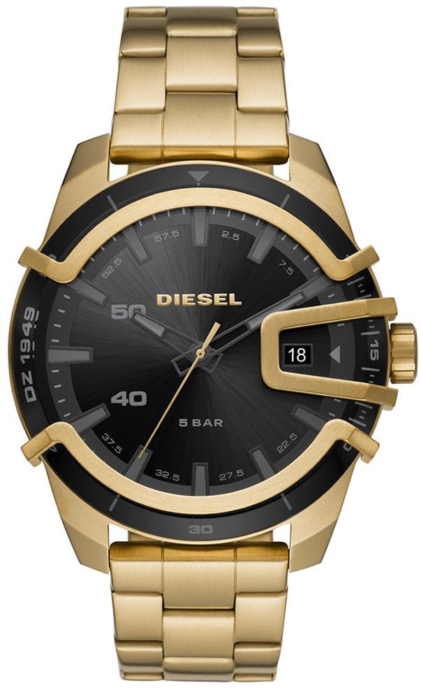Diesel DZ1949 Takvimli 42 mm Altın Çelik Kordon Analog Erkek Kol Saati