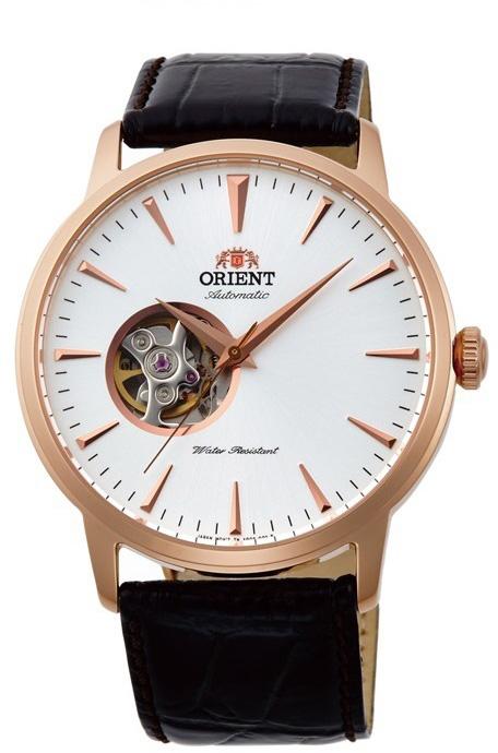 Orient FAG02002W0 Takvimli 43 mm Siyah Deri Kordon Analog Kol Saati