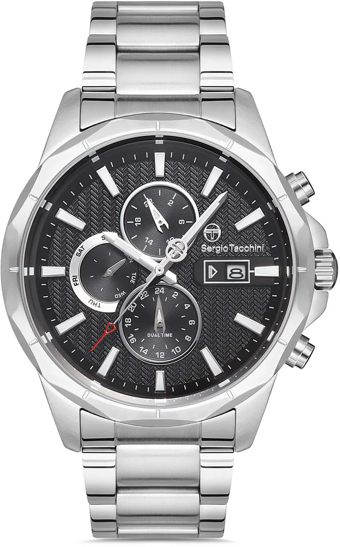 Sergio Tacchini ST.1.10166.2 Takvimli 42 mm Çelik Kordon Analog Erkek Kol Saati