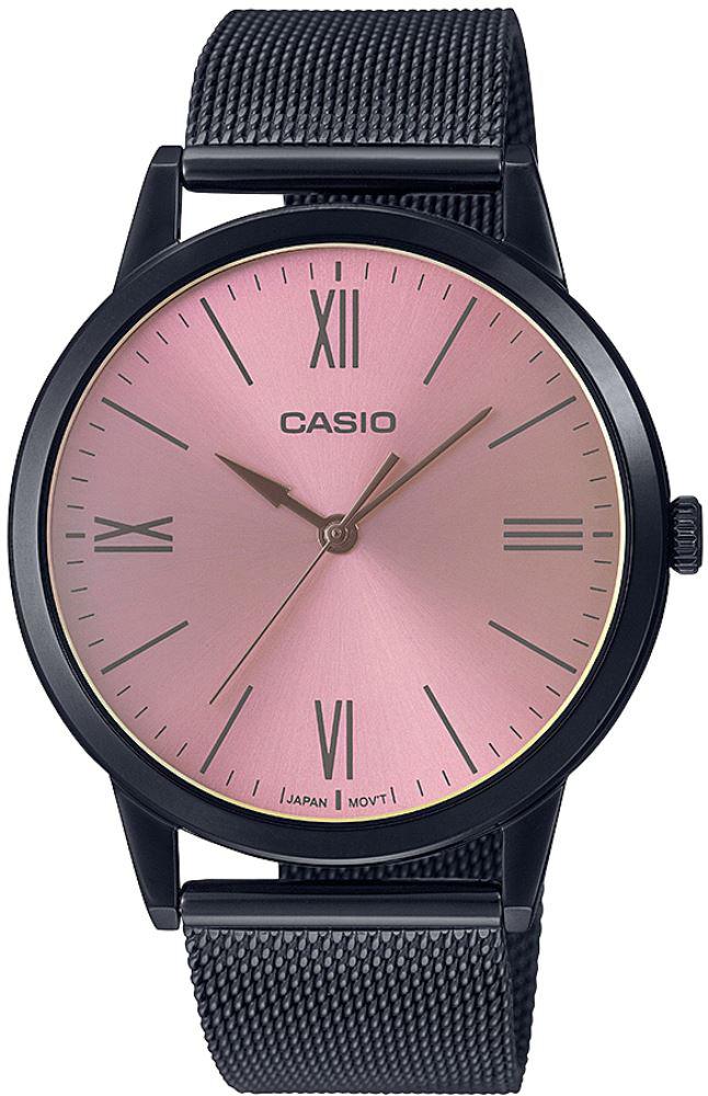 Casio MTP-E600MB-4B Takvimli Siyah Çelik Kordon Analog Kol Saati