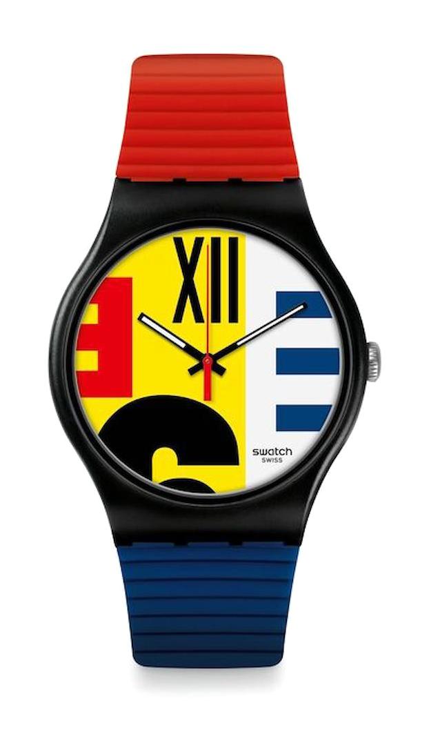 Swatch SUOB171 Takvimli Çok Renkli Silikon Kordon Analog Erkek Kol Saati