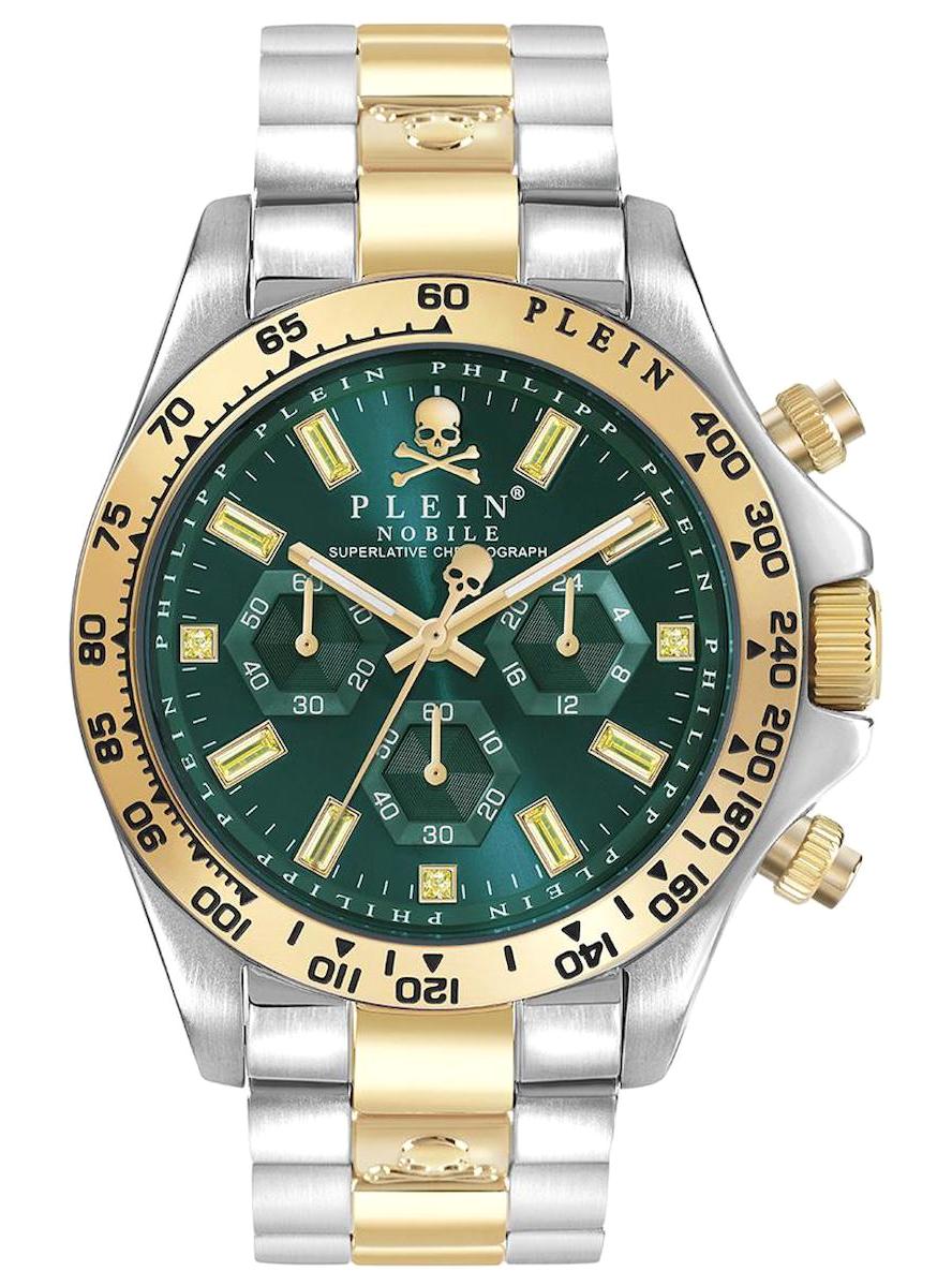 Philipp Plein PWCAA0821 Takvimli 43 mm Altın-Çelik Kordon Analog Erkek Kol Saati