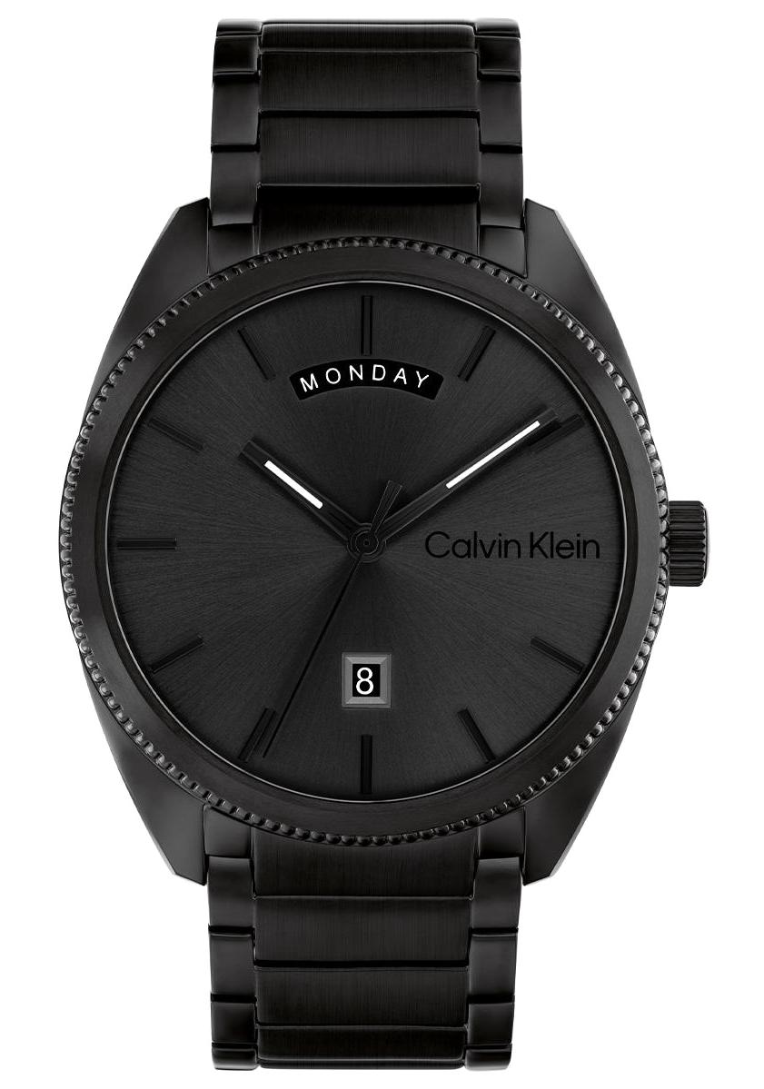 Calvin Klein CK25200448 Takvimli 42 mm Siyah Çelik Kordon Analog Erkek Kol Saati