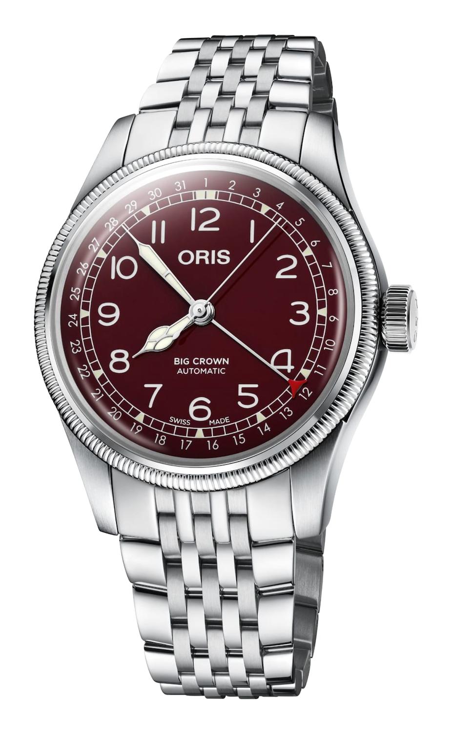 Oris Big Crown Pointer Date 40 mm Çelik Kordon Analog Kol Saati