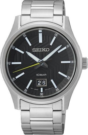 Seiko SUR535P Takvimli 39 mm Çelik Kordon Analog Erkek Kol Saati