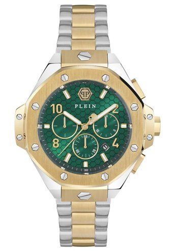 Philipp Plein PWPRA0324 Takvimli Altın-Çelik Kordon Analog Erkek Kol Saati